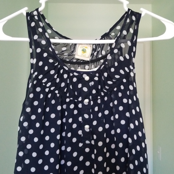 Navy and White Lightweight Dress - Picture 2 of 3